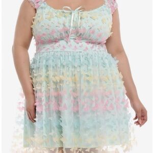 Pastel 3D Butterfly Dress- NWT